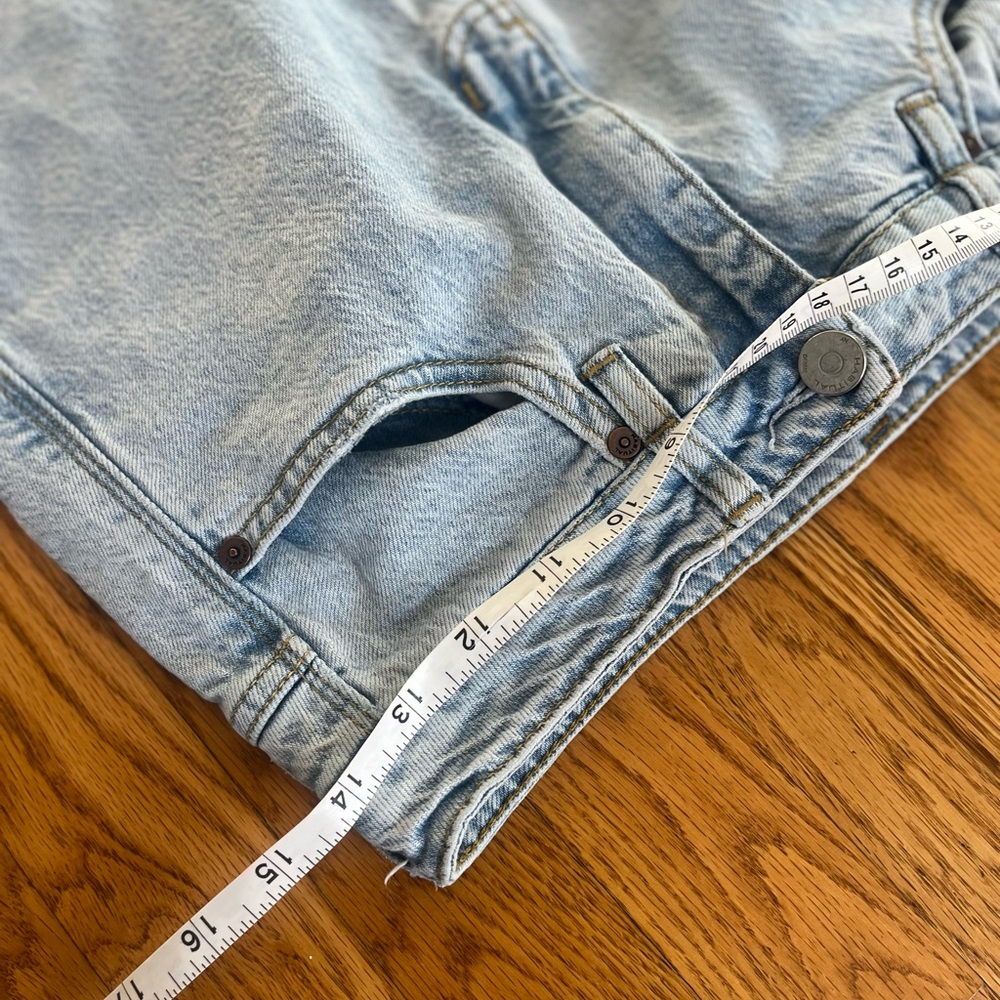 Habitual Open Front Raw Hem Denim Skirt XS b6 - Picture 2 of 8